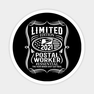 Postal Worker 2021 Vintage Magnet